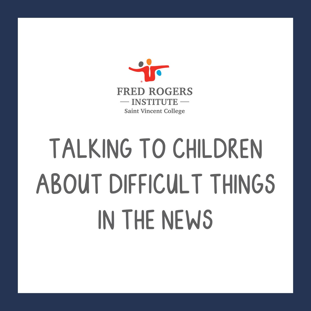 Our hearts are broken over the tragedy in Texas. To all of those worried and wondering today: we see the heaviness you carry. In the wake of this tragedy, we want to reshare a resource for talking with children about difficult things in the news. Resource: ow.ly/lMly50Jhf5t