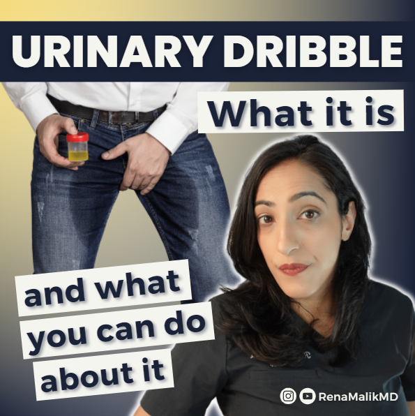 RenaMalikMD's tweet photo. What is post void dribble and what can you do about it? 

Watch this video to learn more: https://t.co/oDirajX1jM 

#urinaryproblems #urology #urologyproblems #renamalikmd https://t.co/S6c4M1Dw68