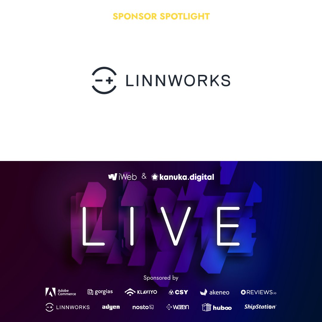 iWebtweets's tweet image. Coming to iWeb Live @LINNWORKS is an eCommerce platform that helps online retailers automate key processes, reduce costs &amp;amp; grow their business. They&apos;ll be sharing their expert insights on &apos;Winning in the effortless economy&apos;

iweb.co.uk/iweb-live-2022/

#ecommerce #iWebLive