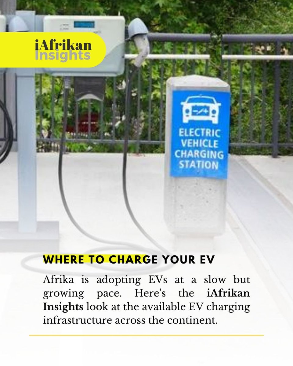 🔌 In order for the adoption of Electric Vehicles (EVs) to increase across Afrika, which must come first: the EVs or the charging infrastructure?

We take a look at the available EV charging infrastructure and some of the notable countries with more electric cars registered.