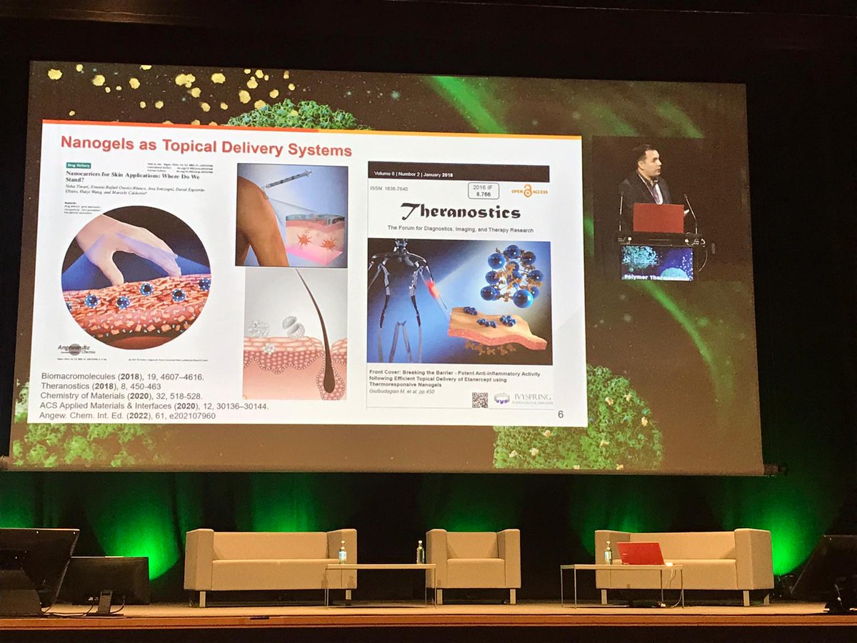 Happy to present our work at #ISPT2022 about responsive nanogel for topical drug delivery. Research currently carried on by @JakesUdabe @soleorellano @AnillaSon in collaboration with @HedtrichLab