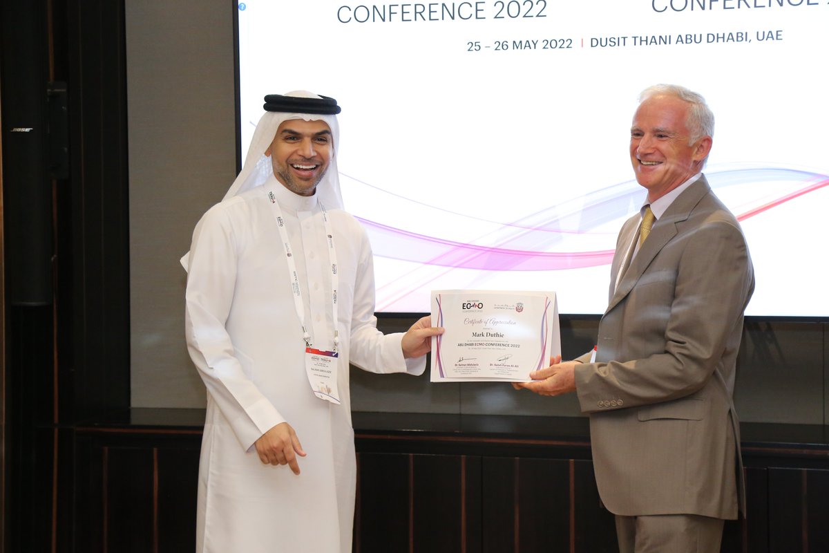 AbuEcmo's tweet photo. Day 1 - Certificate distribution highlights by Dr. Salman Abdulaziz, Consultant of Internal Medicine and Chair, Abu Dhabi ECMO conference at Abu Dhabi Trauma and ECMO conference.

@briangavitt @modgovae @VPS_Health
 @BurjeelMediCity @modgovae @DoHSocial
#abutrauma22 #abuecmo22 https://t.co/NDk3hZtcBD