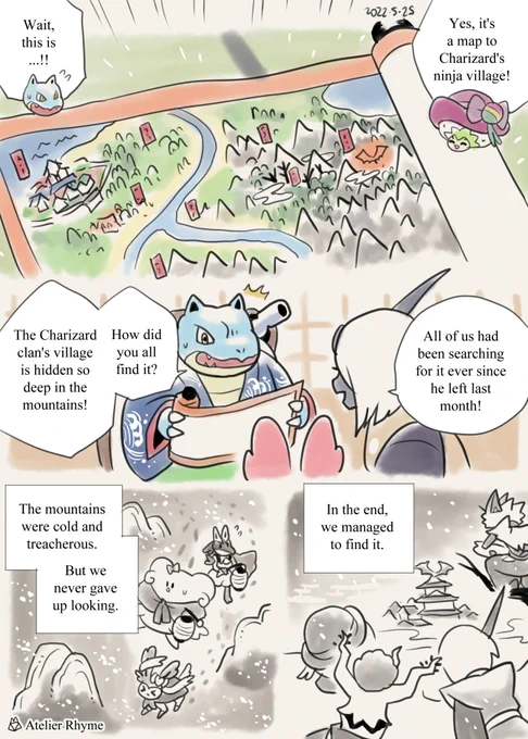 Pokémon Unite / Pokébuki page 8 &amp; 9 💪🔥🔥🔥
🌸日本語あらすじはリプ欄に
https://t.co/30Oiwz30Se 