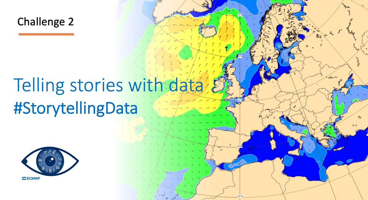 beckyhemingway9's tweet photo. Challenge 2️⃣ proposed by #VisMetHack #hackathon @ECMWF on 11/12 June:
💡 on how to develop #datavisuals to tell a story about weather and climate #StorytellingData #waveheight #extremeevent
Start the 💬: https://t.co/EXlYdpH1U6
Register👉https://t.co/i9UXvEzgjT https://t.co/g0zSzeSPRO