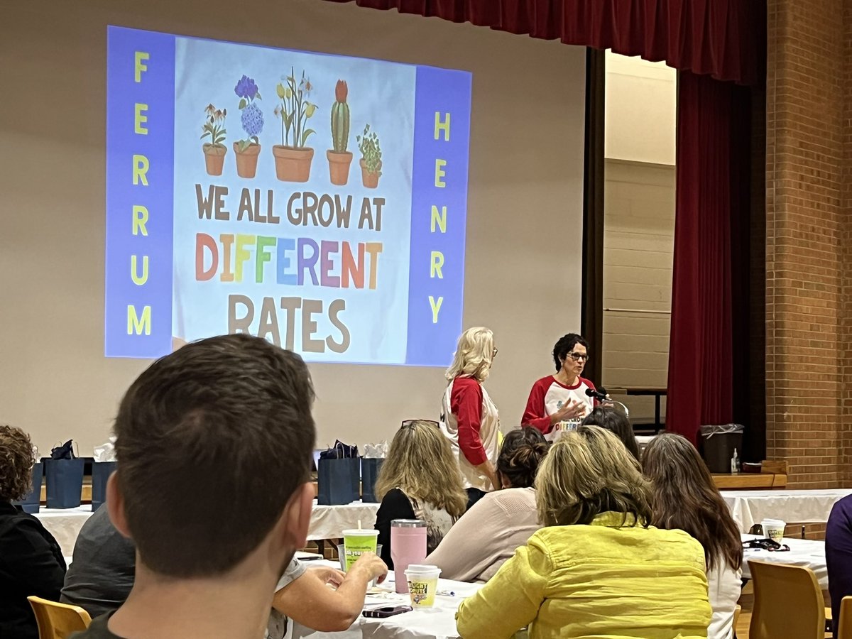 So excited to hear from Robin and Jennifer about PCBE and competencies! We all grow at different rates! #fcpsva  #EmpowerFCPS