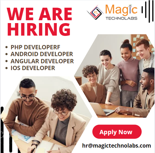 MagicTechnolabs's tweet image. Job Requirements :
▶️Job Title: #PHP_Developer
#Android_Developer
#Angular_Developer
#iOS_Developer

▶️Time: Day Shift (10.00 AM To 7.00 PM)
▶️Location: Ahmedabad
▶️Experience: 0.6+years
▶️No of positions:- 06

Interested candidates can share
the resume at hr@magictehnolabs.com