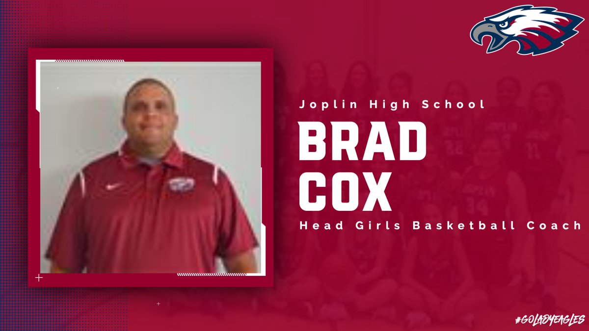 We are excited to announce Brad Cox as our new JHS Head Girls Basketball Coach.  Coach Cox will meet with all girls interested in playing basketball today at the end of 2nd hour. #goladyeagles