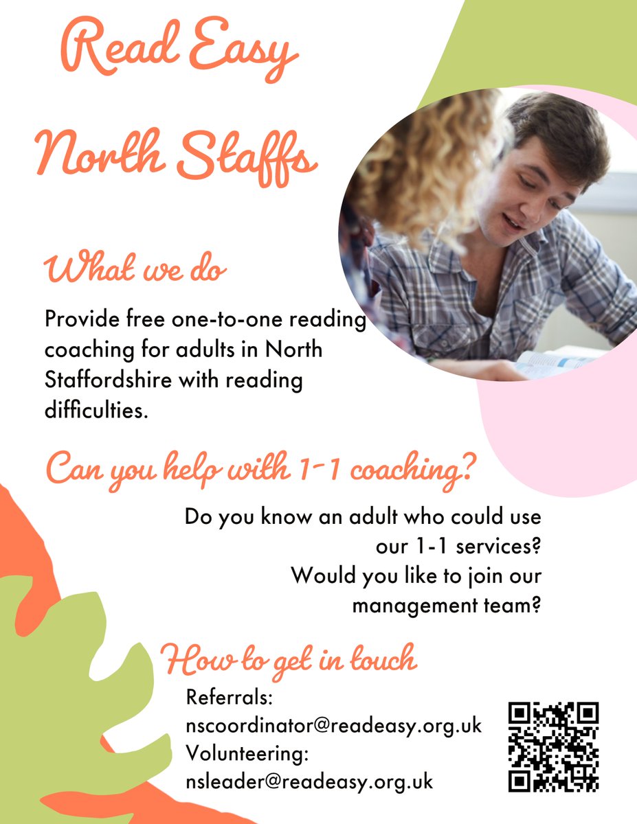 healthwatchsot's tweet image. 📖 Know somebody who has reading difficulties?

@ReadEasyStoke provide FREE 1-1 reading coaching!

Get in touch with the details below👇