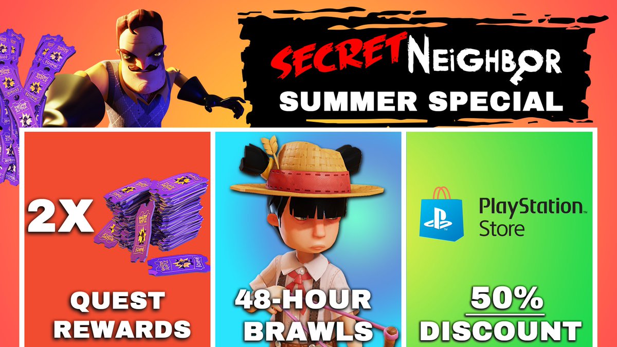 Steam :: Secret Neighbor :: March 2021 - New Daily Quests, Brawl