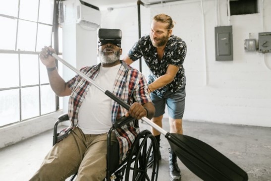 AbilitiestoWork's tweet photo. @westparkhcc is helping patients reconnect to gaming.
 
https://t.co/gbhr30fxVQ

#WestParkHealthcareCentre #reconnect #disabilities #disabledgamers #disability #inclusion #gaming #playstation #videogames #xbox #pc #gamingcommunity https://t.co/jv4iocsTCU