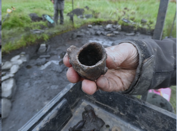 Big Dig, Day 4 
A day of various finds including an almost intact crucible. Read more at lismoregaelicheritagecentre.org