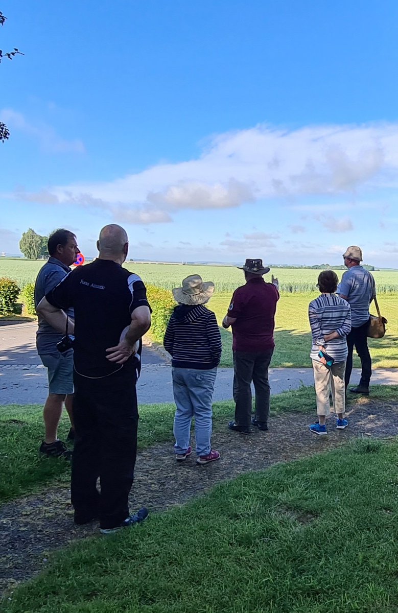 BBTLLP's tweet photo. A fantastic morning on our #VC families Pilgrimage tour spending the day back in July 1916  starting with author Mark Scott telling an amazing story at #Authuile @CWGC &amp; then Nigel McFadzean telling another. An amazing experience hearing stories from the heart. https://t.co/8svieoklxa