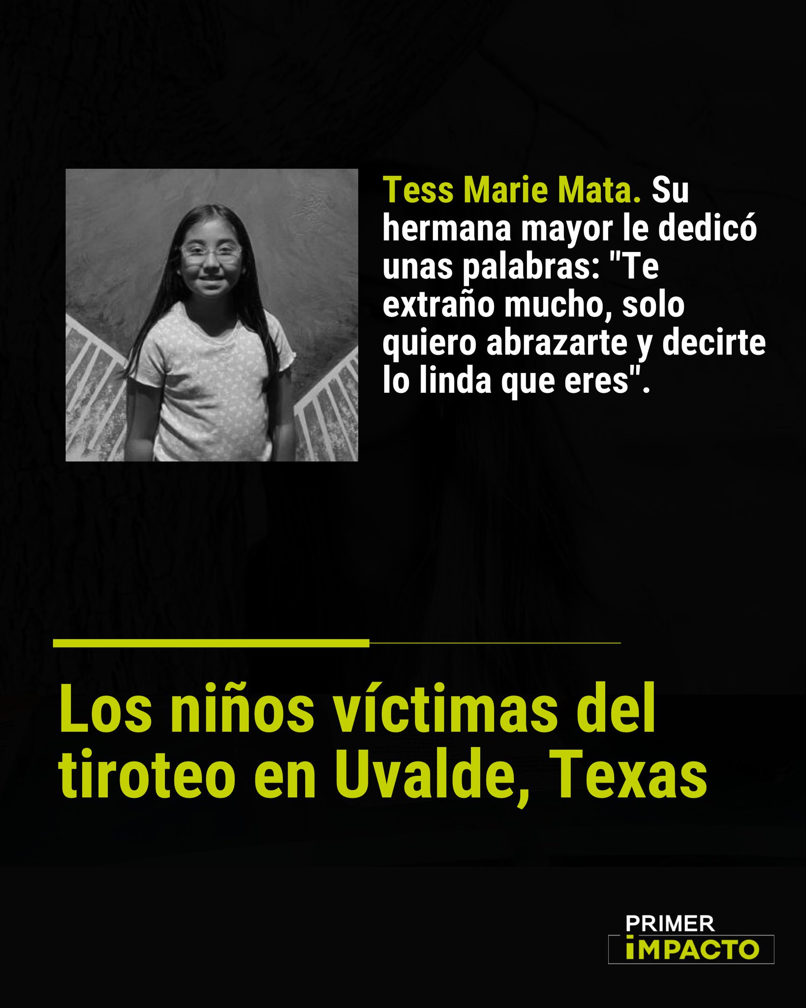 Primer Impacto on Twitter "El tiroteo en Uvalde, Texas, dejó 19 niños
