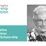 Image for the Tweet beginning: The Madeline Gegenheimer McClure Scholarship