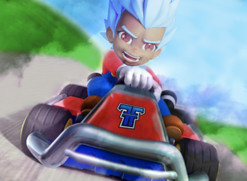 TOKOUNATION's tweet photo. Blue Axe has decided to clear off for the bank holiday weekend!
Or is this a car racing he got himself into?🤔
#TOKOU #NFT https://t.co/BnISH33u2I