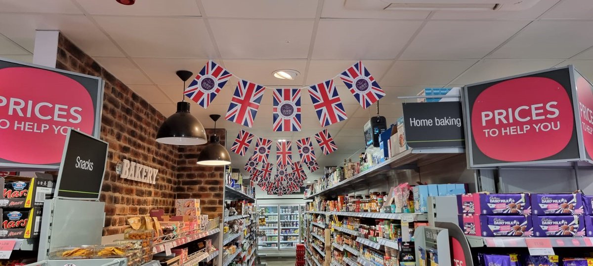 myheartcoop's tweet image. Our stores are getting in the Jubilee spirit!

A week to go until party time 🙌