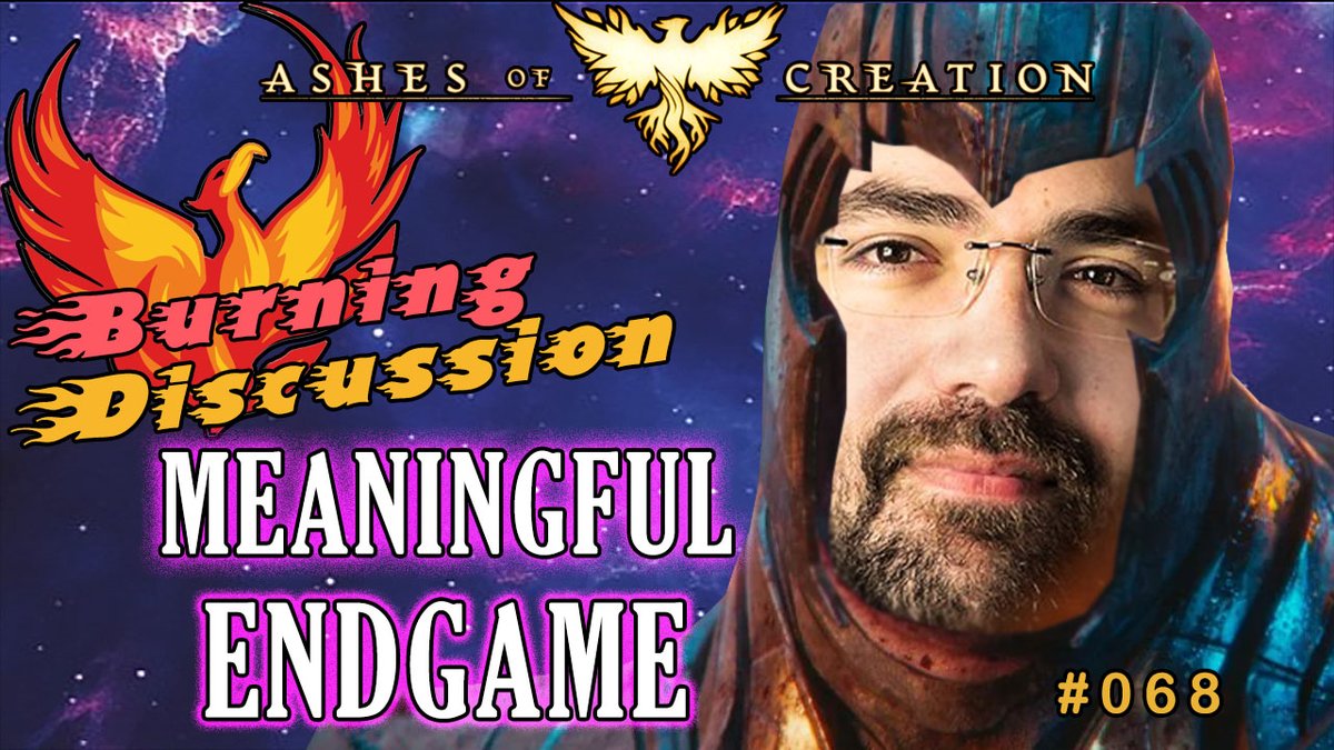 EPISODE 068 of the "BURNING DISCUSSION".  Today we talk about 'MEANINGFUL ENDGAME' and what we hope #AshesOfCreation,  will have! #MMORPG #BurningDiscussion #BD <a href="/BlazedRTs/">Blazed</a> <a href="/ShoutGamers/">Shout Gamers</a> <a href="/ViperzRTs/">ViperzRTs 👾</a> <a href="/FameRTR/">FameRTR</a> <a href="/rttanks/">EpochBots</a>  
🐲🗡️
youtu.be/m6U-LKWxc-8