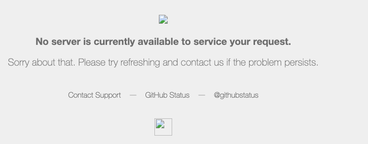 Alexlg95's tweet photo. #Github hiccup. https://t.co/Fgo1kXjtXK