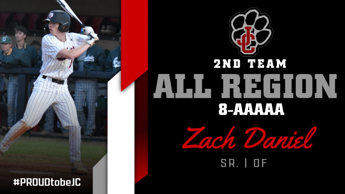 JCPantherAth's tweet photo. 8 Panthers have been recognized by Region 8-AAAAA for their amazing seasons!
CO-REGION PLAYER OF THE YEAR:Sam Bradley
1ST TEAM ALL REGION:Nick Streuer &amp; Justin Ethridge
2ND TEAM:Spencer Muffuletto, Jack Venable, Zach Daniel, and Nick Austin
HON. MENTION:Weston Skinner https://t.co/zkHnS2iuO5