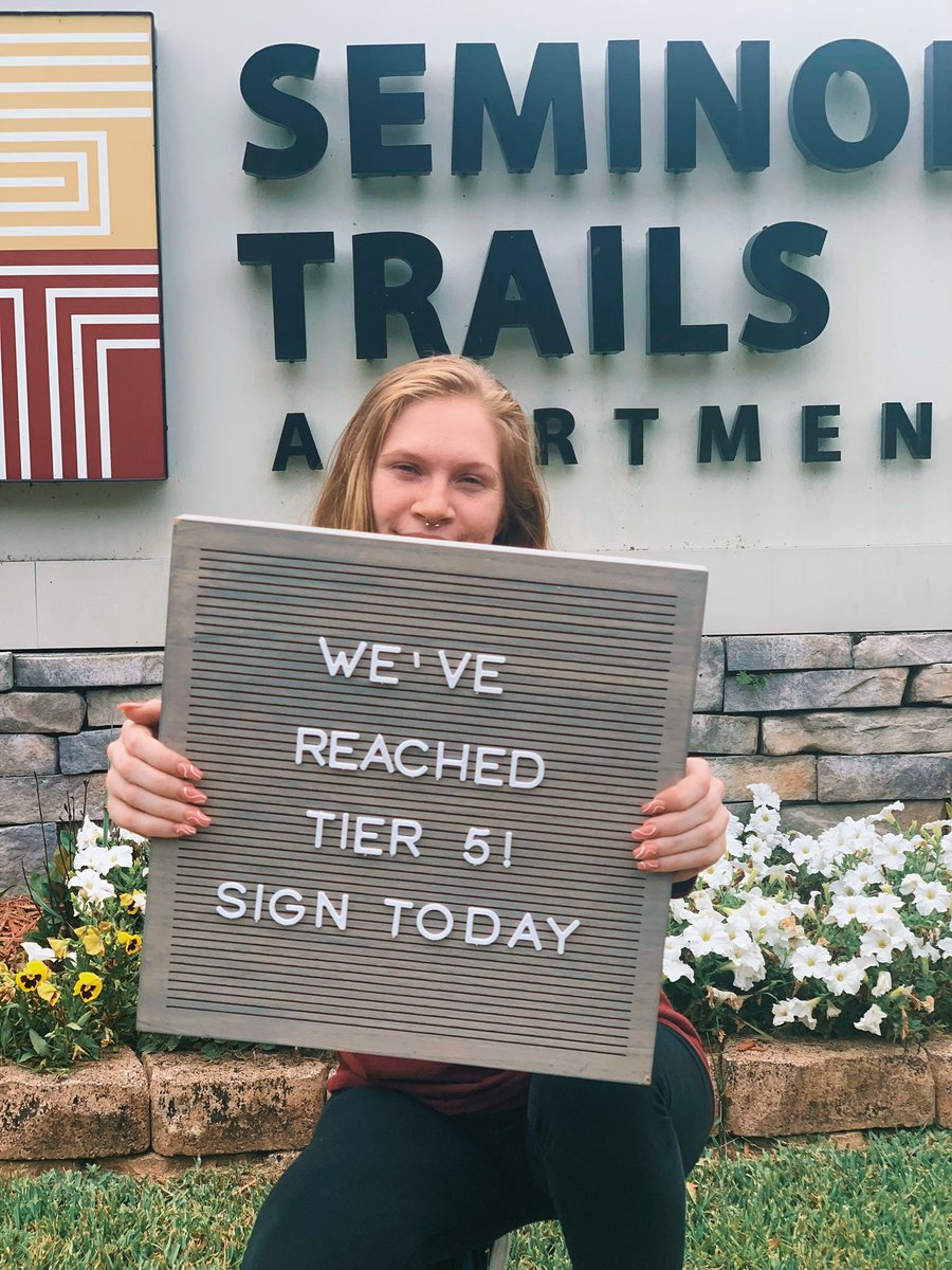 SeminoleTrails_'s tweet photo. ☀️ TIER 5 ☀️

Spots are in high demand! 🌟

Call about your 1x1 or 4x4 before it's too late! 

We've reached tier 5 for our 1x1 villas and we have less than 15 of our 4x4 units left. https://t.co/LUyxFXmM5e