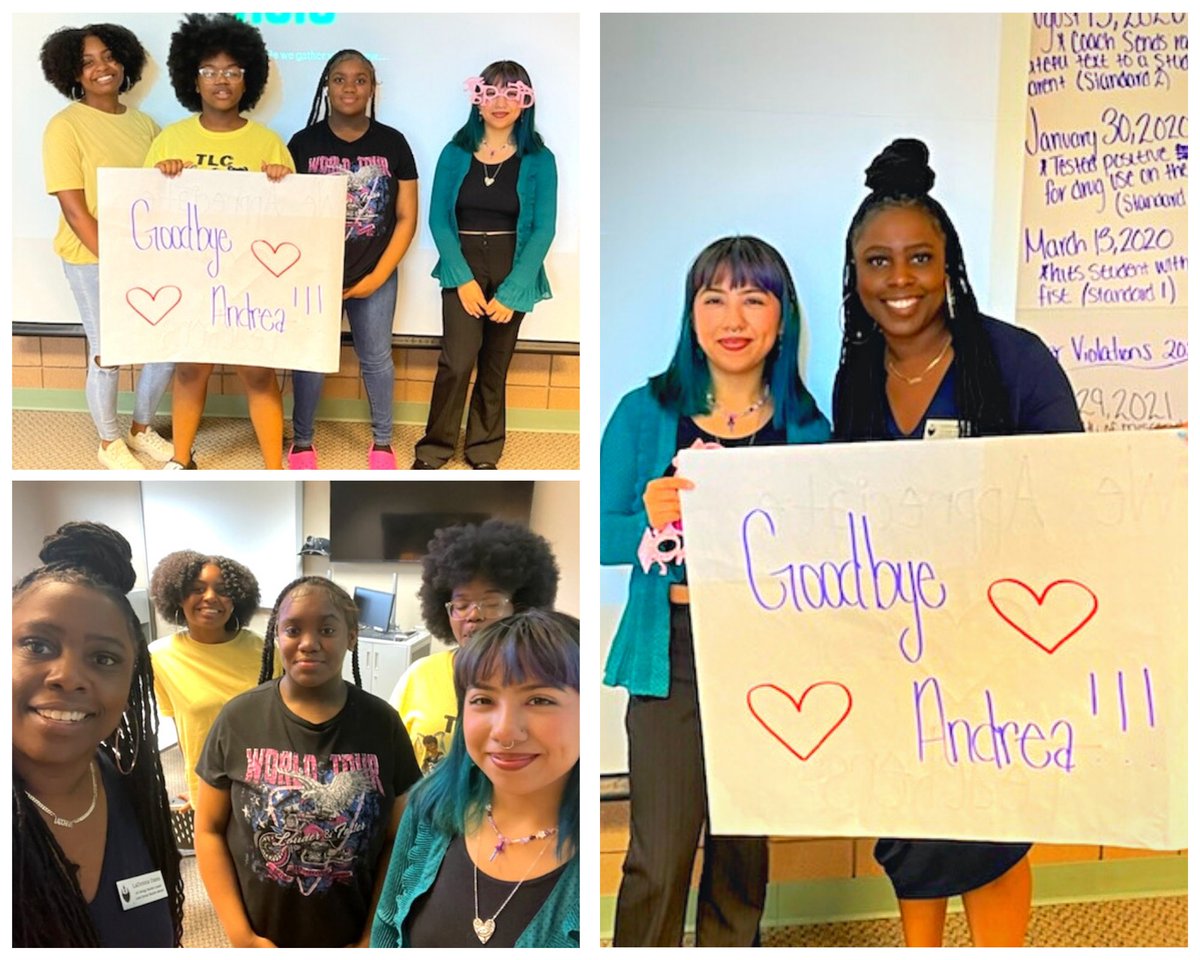 Our Rising Educators celebrated the senior of the team! Congratulations Andrea! Tomorrow is your big day! Thanks for being an @EdRising star! Your future is bright! <a href="/oates668/">LaDonna Oates</a> #FutureEducator #Grad2022