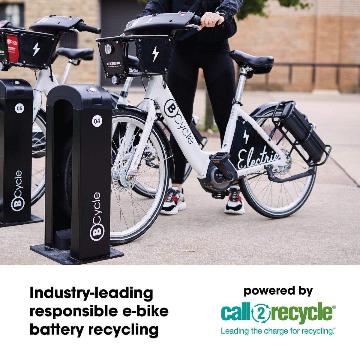 BrowardBcycle's tweet image. Broward BCycle is proud to participate in Call2Recycle’s E-Bike Battery Recycling Program, one that unites the entire cycling industry under a single battery recycling solution.
You can learn more about our commitment to responsible battery recycling at [bcycle.com/news]