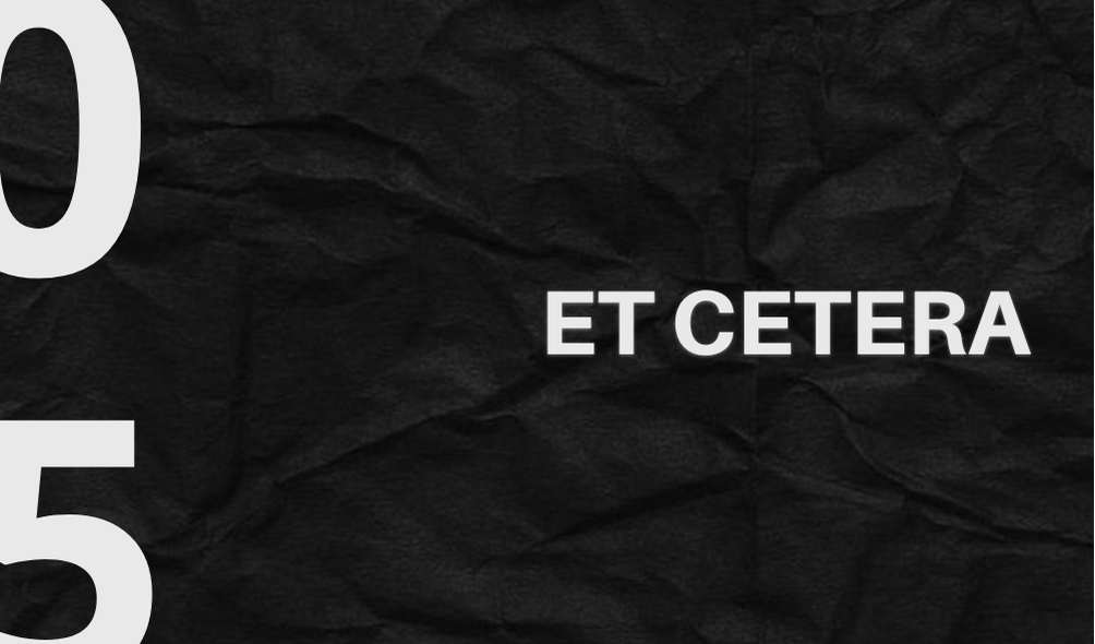 Et Cetera / Twitter