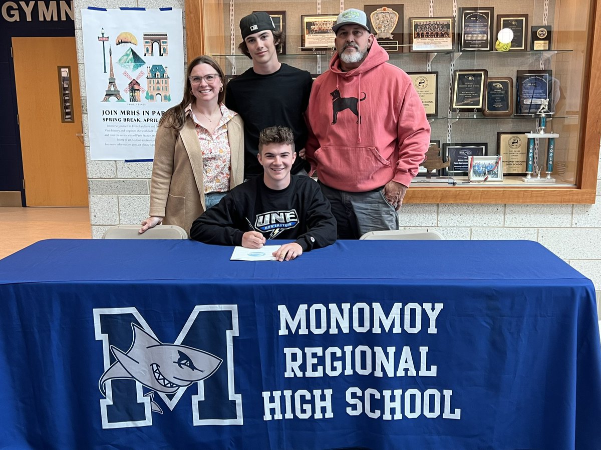 MonomoySharks's tweet photo. Congrats to August Hand for committing to play lacrosse at UNE! @PrincipalJPo @BradJoyal @sportsCCT @MonomoySchools @MonomoyAT https://t.co/OzqlL2Q0YA