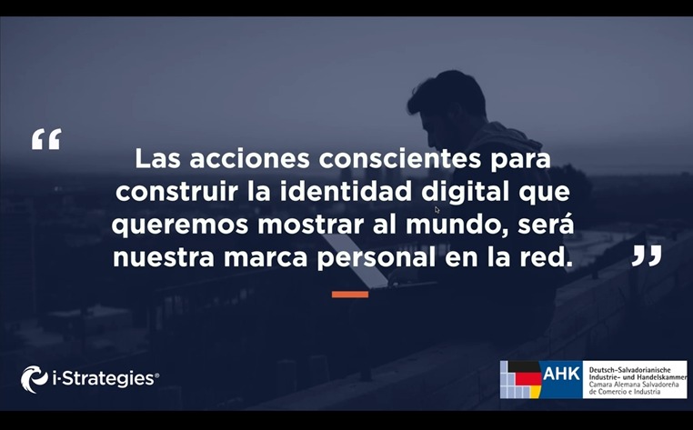 dhk_sv's tweet photo. #HappeningNow | La empresa socia @IStrategiesSV en la capacitación #virtual de Protección de Identidad Digital, nos comparten el siguiente mensaje: https://t.co/d9PDofvofJ