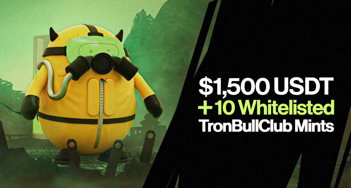 🚨Giveaway changes make it MASSIVE 👀

Giving away $1,500 $USDT &amp; 10 free mints of the #TronBullClub collection

Who will win?🤔

To enter, follow these steps &amp; actions: gleam.io/XOkP8/tronvers…