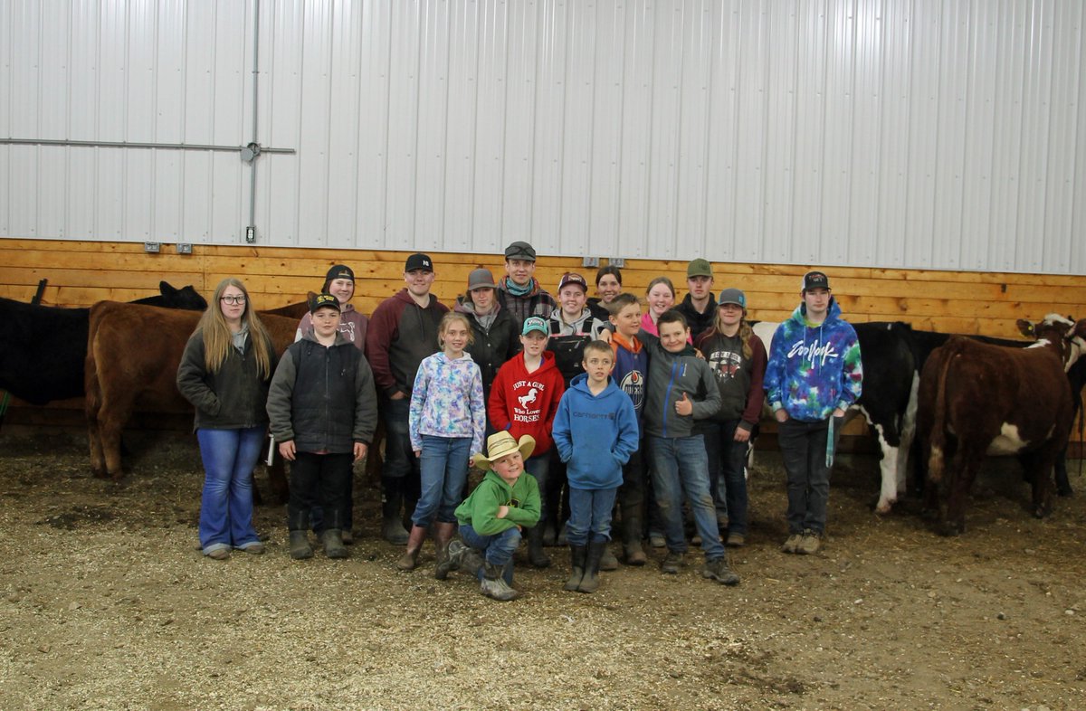 AFSC_AB's tweet photo. The Edgerton 4-H Multi Club held a mock show day and judging workshop. AFSC is proud to sponsor local 4-H events throughout Alberta to help inspire the next generation of agriculture. π #AFSCcommunity https://t.co/3eyhKYgpXa