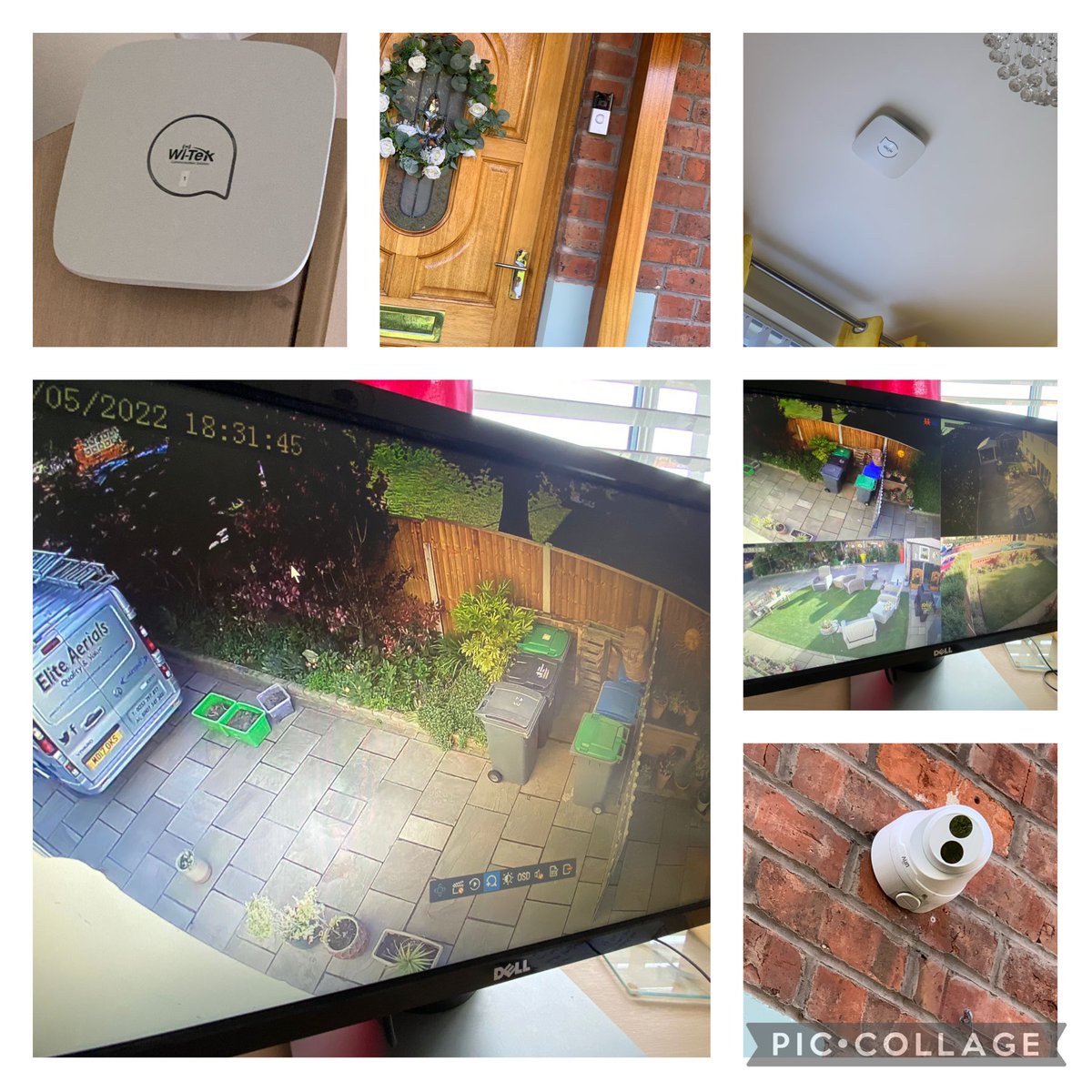 EaiLtd's tweet photo. 5x point wifi system installed and configured, 4x cam ip kit, ring doorbell,full days graft, happy customer 👌🏻 https://t.co/GSGcrxVoxn