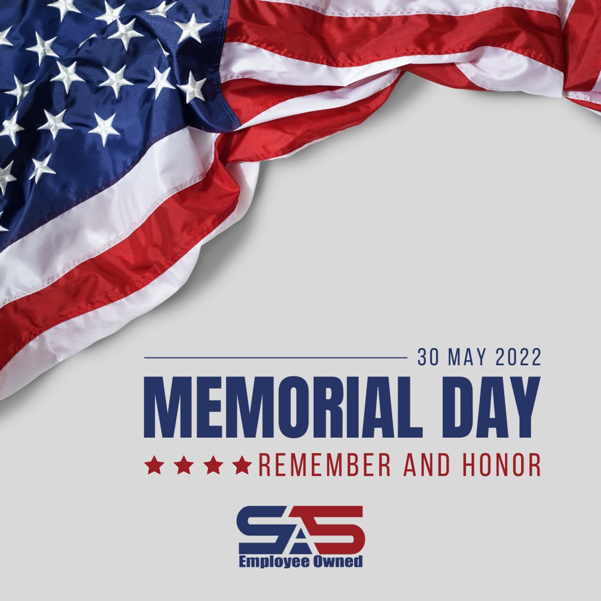 SASAutomated's tweet photo. Southwest Automated Security will be closed Monday, May 30th in observance of Memorial Day. We will return to regular office hours Tuesday, May 31st.
#memorialday #sas #southwestautomated #remember #honor https://t.co/JlplzKffra