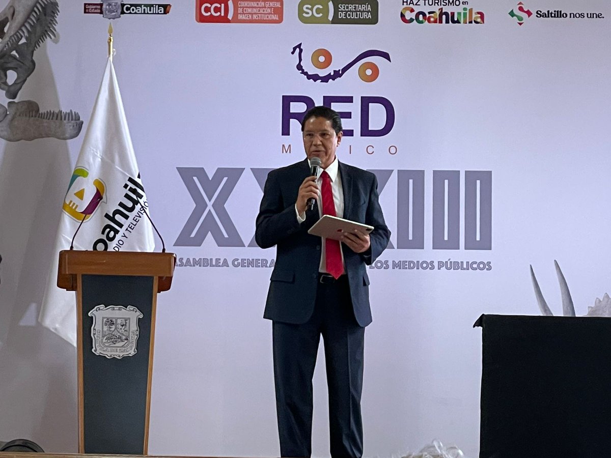 Gracias a la <a href="/laREDMX/">Red Nacional de Medios Públicos</a> por la invitación a participar en su XXXIII Asamblea General Ordinaria de los Medios Públicos en la ciudad de #Saltillo, #Coahuila.
Gracias a todas y todos ellos.