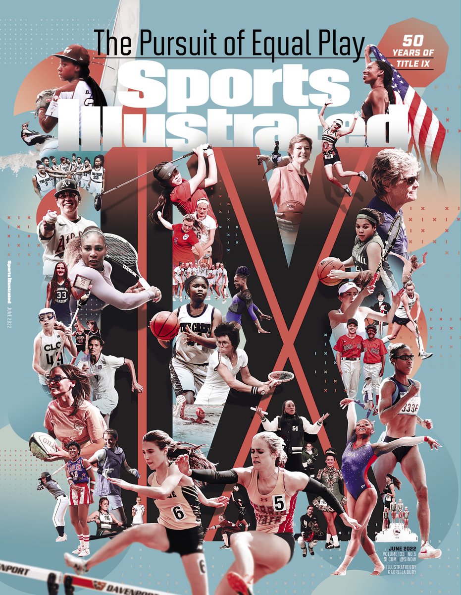 Sports Illustrated celebrates 50 years of Title IX with the June 2022 issue.

Purchase a copy today ➡️ trib.al/6wjgjCq