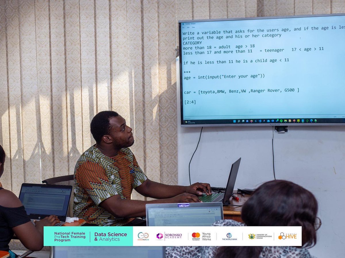 KumasiHive's tweet image. Logical Operators in Python are used to perform logical operations on the values of variables. The value is either true or false. There are mainly three types of logical operators in python. They are logical AND, logical OR and logical NOT.

#Kumasi #pretechskills