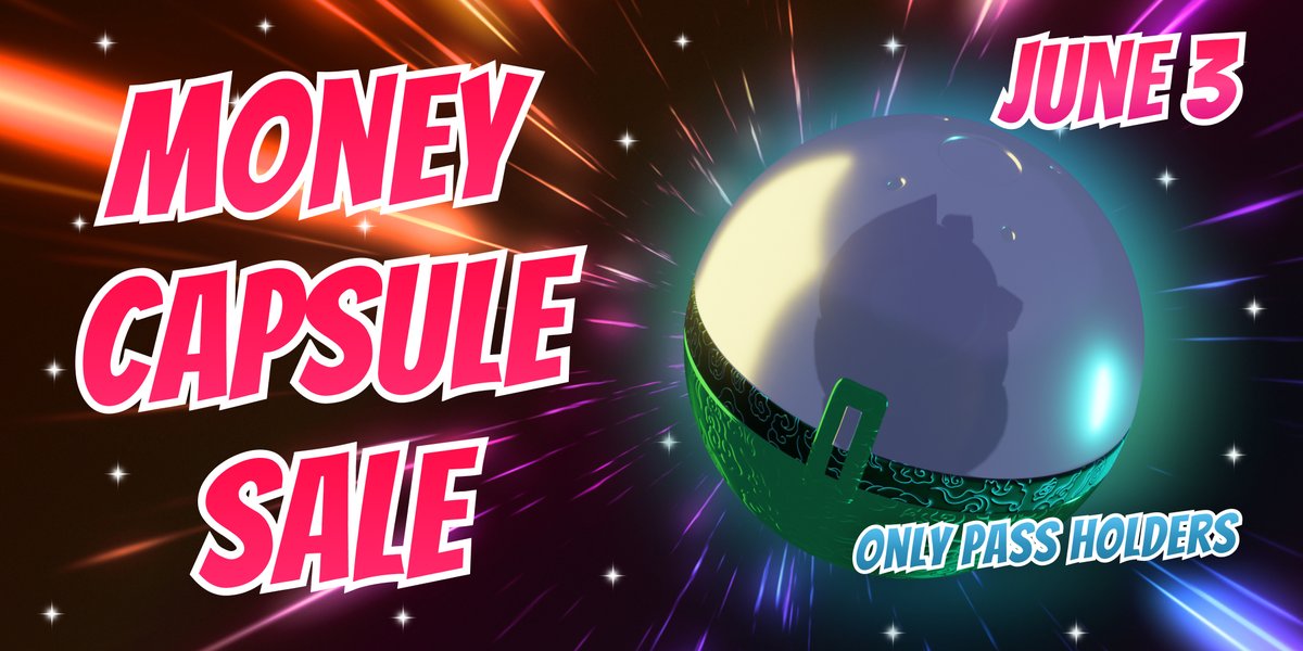 We are happy to announce the SALE OF CAPSULE (packs) 🔥 

💸 June 3 - Money Capsule Sale 

 🎆June 4 - Waifu Capsule Sale 

* because this is a private sale - leftovers sold out in a public sale

🎉 June 5 - Capsule opening event

🚀 June 6 - GAME LAUNCH

🤝 June 9 - public sale