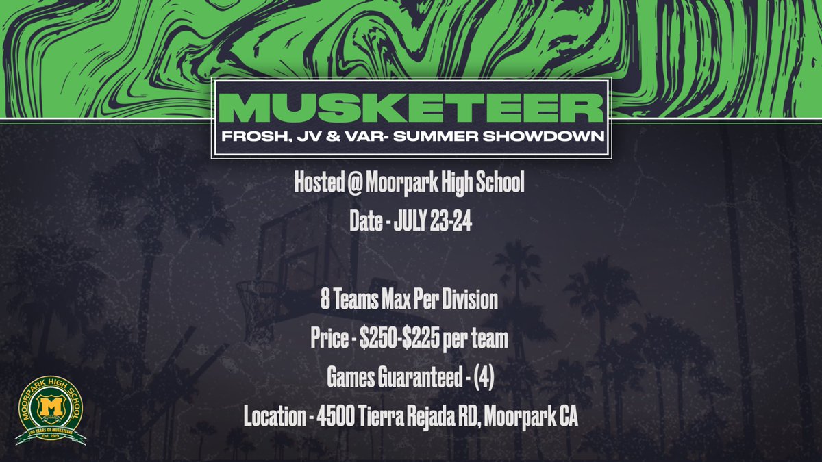 🚨 ATTENTION COACHES 🚨 
MHS is hosting a few summer events. Please contact @CoachBobbyMHS if you are interested.