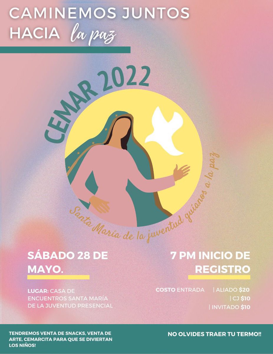 CEMAR 2022, los esperamos este sábado! 28 de mayo❤️🧡💛💚💙💜