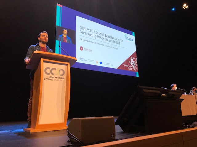#acl2022 nlp Best Resource Paper

DiBiMT: A Novel Benchmark for Measuring Word Sense Disambiguation Biases in Machine Translation 

(Niccolò Campolungo, Federico Martelli, Francesco Saina and Roberto Navigli) 

#acl2022 #NLProc