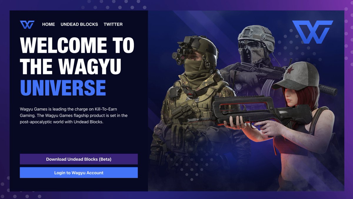 Wagyu Games Registration is now LIVE ☠️⚡️

Players can now create a Wagyu Games account and claim their usernames at Wagyu.io in anticipation for the Undead Blocks Public Beta! 🎮