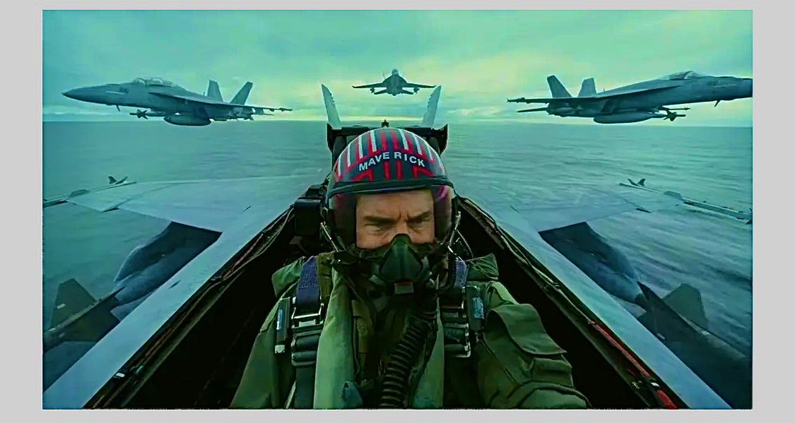 TaverasBanks's tweet photo. Fully recommend watching Top Gun Maverick. DON'T MISS IT! Easily one of Tom Cruise's best performances in years. Tremendous movie experience. https://t.co/GhgQjcwree