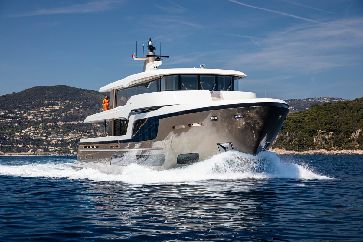 sytreports's tweet photo. The Dutch-based design firm Van der Valk combined the spirit of adventure with high quality materials when they designed the 34-metre Lady Lene.
https://t.co/hR1mQeMVmI
#onboard #yachtnews #yacht #superyacht #superyachttimes #ladylene https://t.co/XdI1IeaTDs