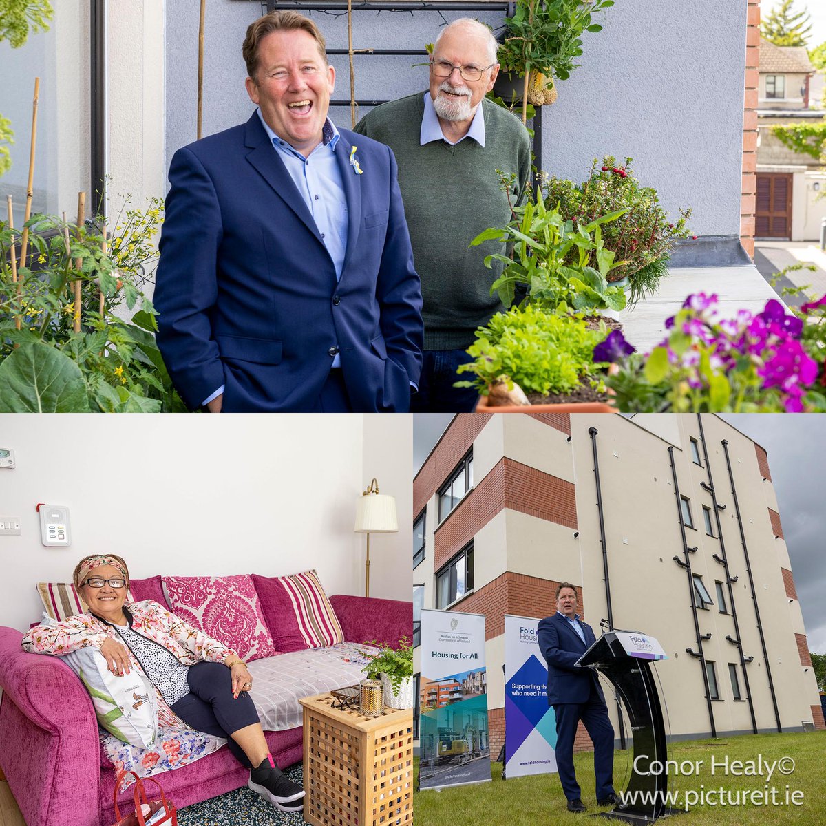 pictureitpix's tweet photo. We got great coverage in the papers  and online for Fold Housing who opened Ireland’s largest purpose-built scheme for older persons in Crumlin.  There are 103 units designed to allow older persons to live independently and age in place. https://t.co/Cygi0FmRjz