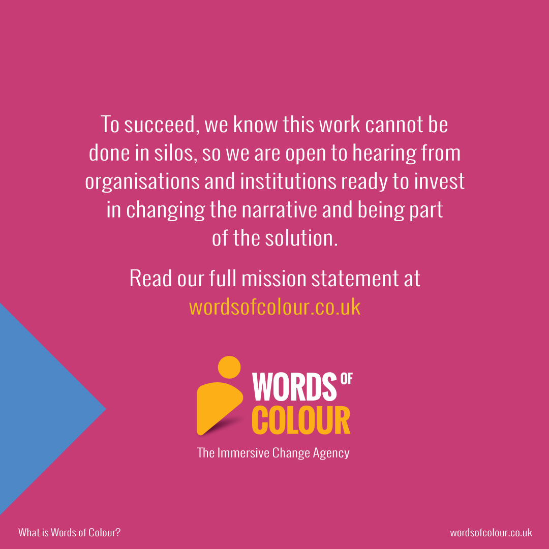 WordsofColour's tweet photo. To succeed, we know this work cannot be done in silos.
So let's hear from you - organisations and institutions ready to invest in changing the narrative and being part of the solution.
#WordsofColour
https://t.co/rxdvTnSFJx https://t.co/B11dbzLVTw