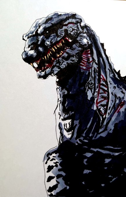 シン・ジャパン・ヒーローズ・ユニバースを描きました(仮面ライダーを除く) 