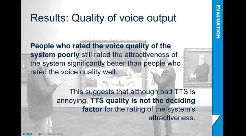 TrilceNavarrete's tweet photo. Great results that digital/robots are complements (not supplements) to improve quality of service for visitors in museums @_stefanschaffer Thank you for great research, look forward the sequel @cidoc2021 #AI @CHAI https://t.co/3VA8QX0A47