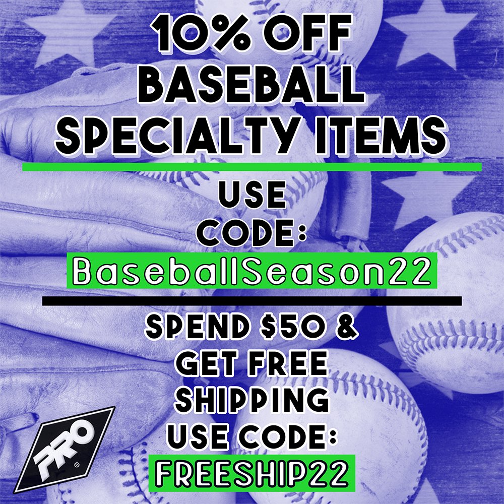 ProOrthopedic's tweet photo. ***Correction on Free Shipping for our Baseball Specialty Items Sale***
Baseball Specialty items 10% off with code: BaseballSeason22
Free shipping code can be used when you spend $50 or more! 
Use code: FREESHIP22
 https://t.co/NMauKfi36F https://t.co/U3M0ejTA8r