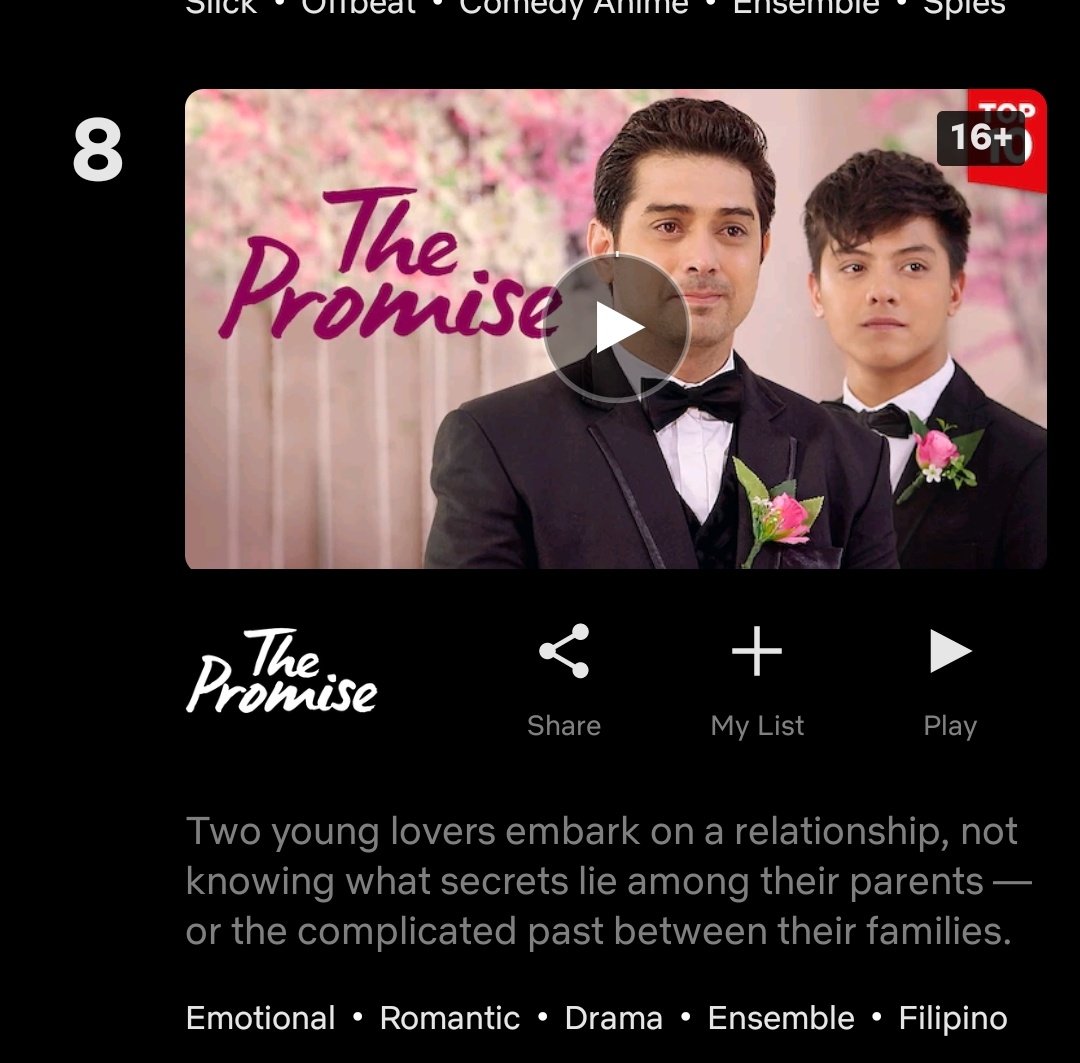 meee_lexiarain's tweet photo. 2 Good 2 Be True (Top 1 both in TV shows and overall)
Pangako Sa'Yo (Top 6 in tv shows and Top 8 in overall)
@bernardokath @imdanielpadilla @rgeunit
#KathNiel https://t.co/xDbIrHN2qT