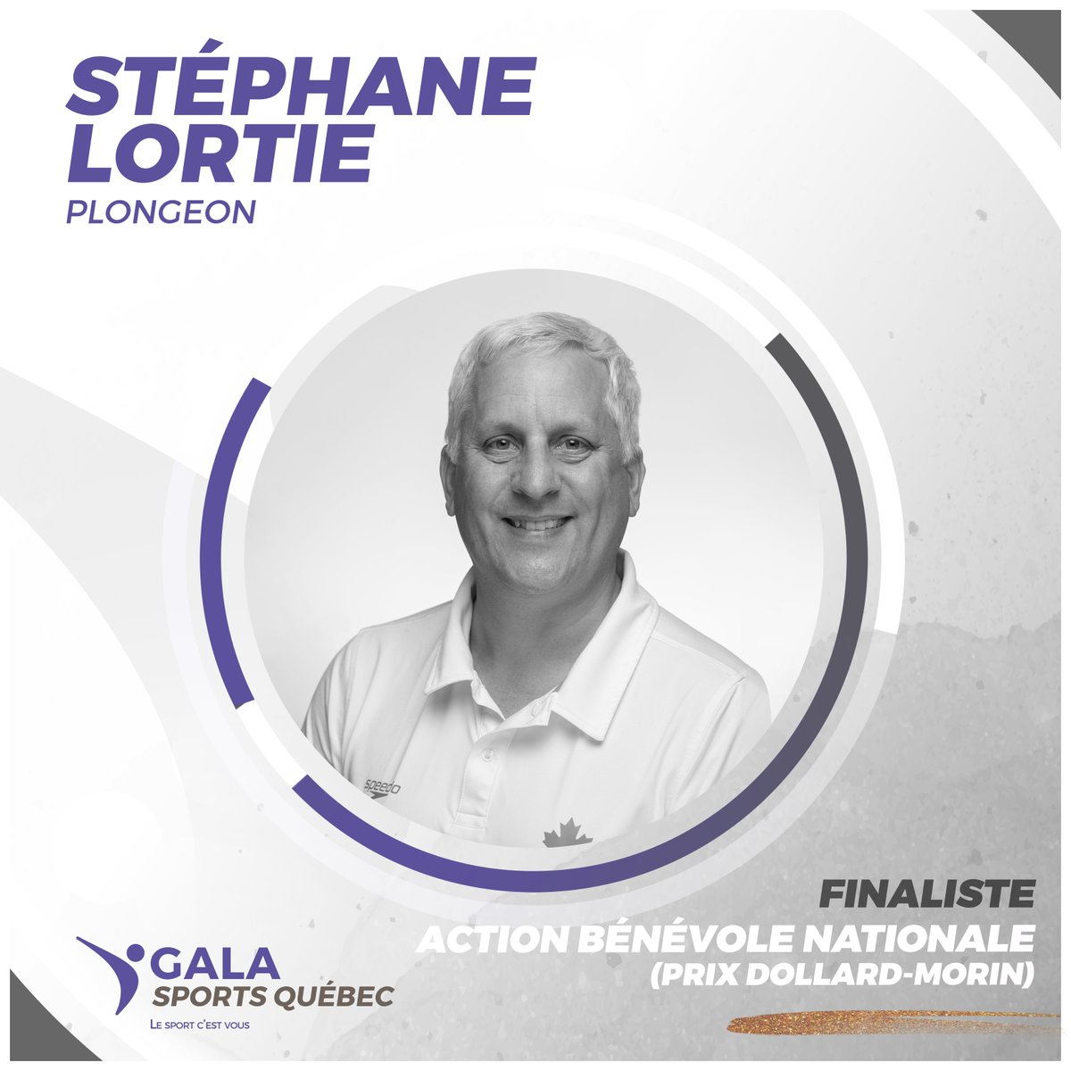 SportsQuebec's tweet photo. [Finalistes 49e Gala Sports Québec]

👉  Action bénévole nationale

Merci pour votre implication! Vous êtes de véritables modèles!👏 

- Alain Bertrand (Ski acrobatique) ⛷
- Stéphane Lortie (Plongeon) 💧
- Pier-Luc Paquet (Patinage artistique) ⛸

Bonne chance à tous!
#GalaSQ https://t.co/tdPExDmb76
